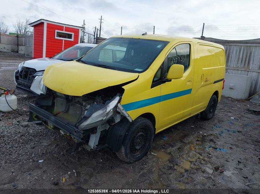 2014 Nissan Nv200 S/Sv, Удар спереди, IAAI, VIN 3N6CM0KN1EK699906 — фото 2