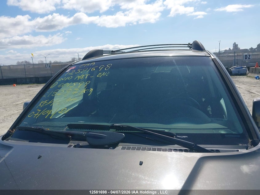 2010 Mitsubishi Endeavor Se VIN: 4A4JN3AS5AE601599 Lot: 12581698