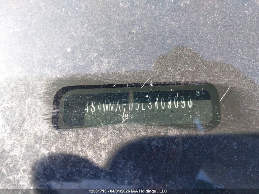 2020 Subaru Ascent Limited VIN: 4S4WMAPD5L3409090 Lot: 12581715