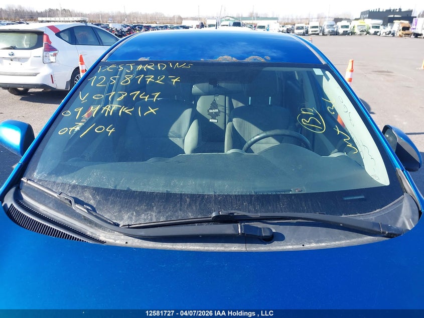 2009 Toyota Matrix Xr VIN: 2T1KE40E79C018141 Lot: 12581727