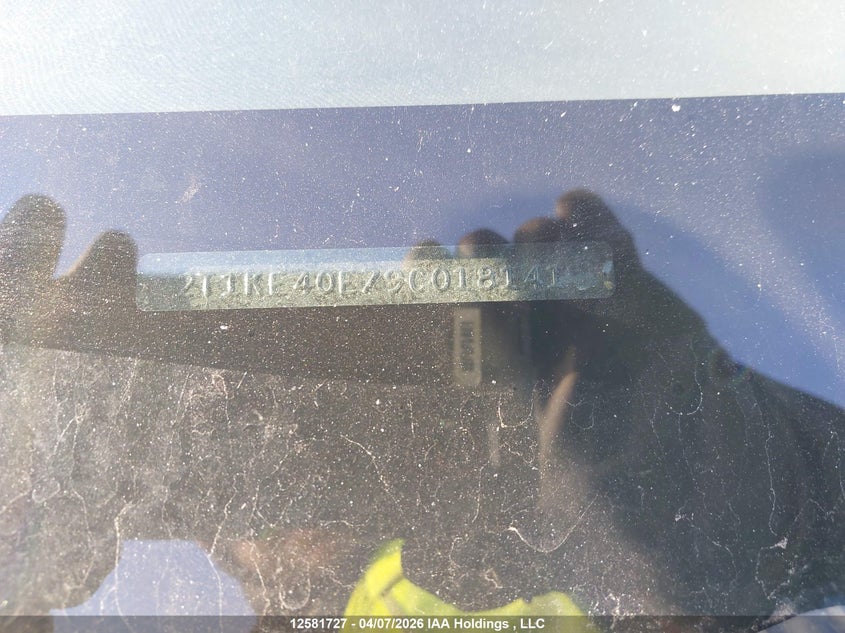 2009 Toyota Matrix Xr VIN: 2T1KE40E79C018141 Lot: 12581727