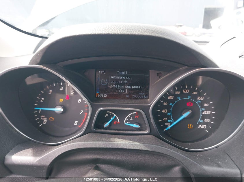 2015 FORD ESCAPE SPORT UTILITY VEHICLE 1.6L I4 FI DOHC 16V NF4