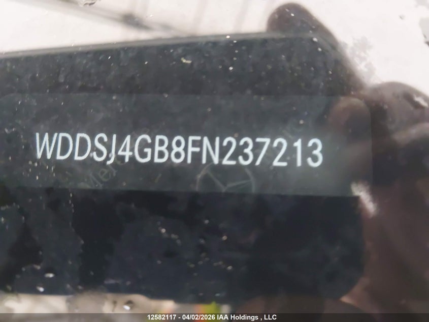 2015 Mercedes-Benz Cla 250 4Matic VIN: WDDSJ4GB8FN237213 Lot: 12582117