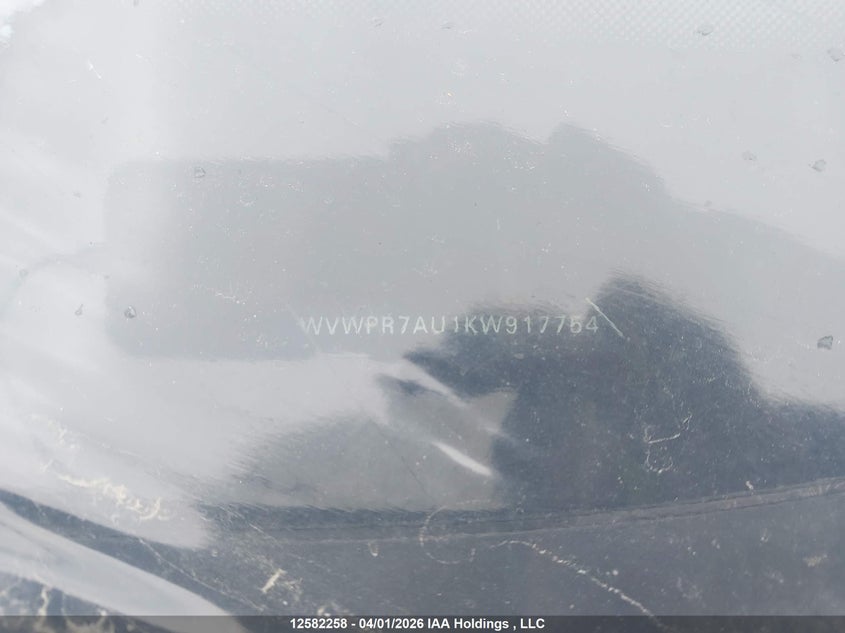 2019 Volkswagen E-Golf Sel Premium VIN: WVWPR7AU1KW917754 Lot: 12582258