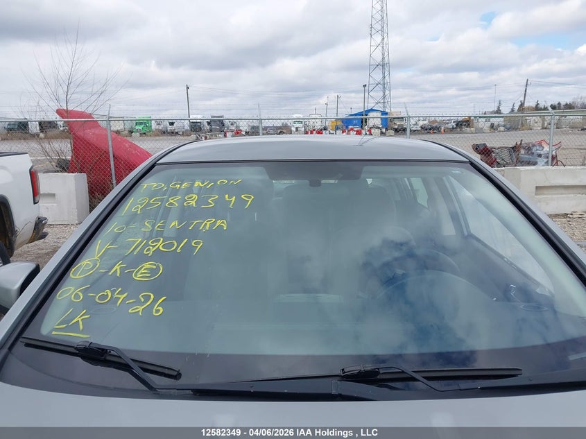 2010 Nissan Sentra 2.0S VIN: 3N1AB6AP1AL712019 Lot: 12582349