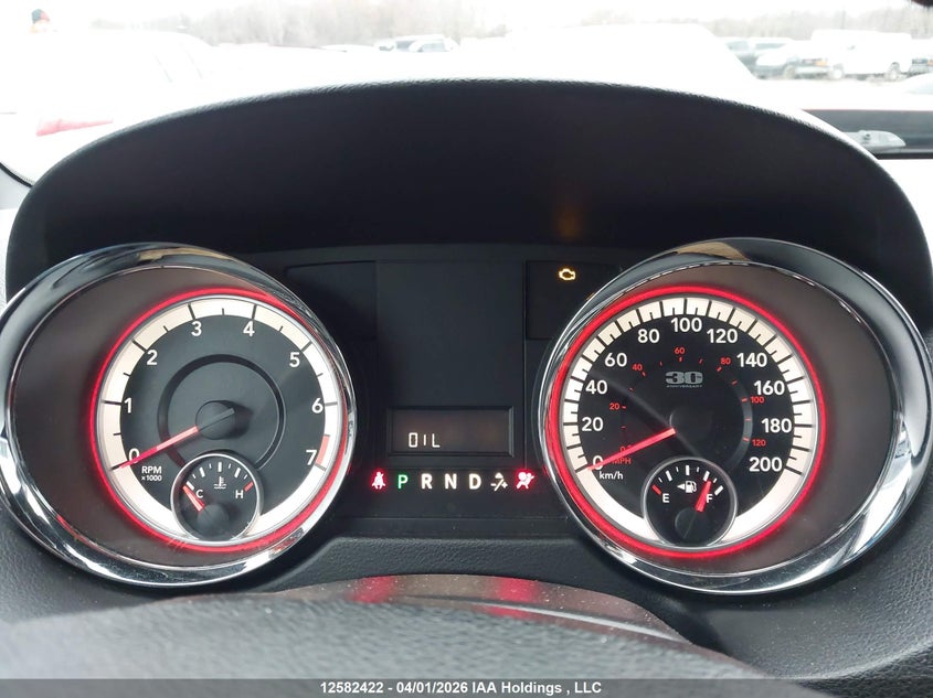 2014 Dodge Caravan 3.6 Se Red Lot 111012582422 Vin 2C4RDGBG8ER200796