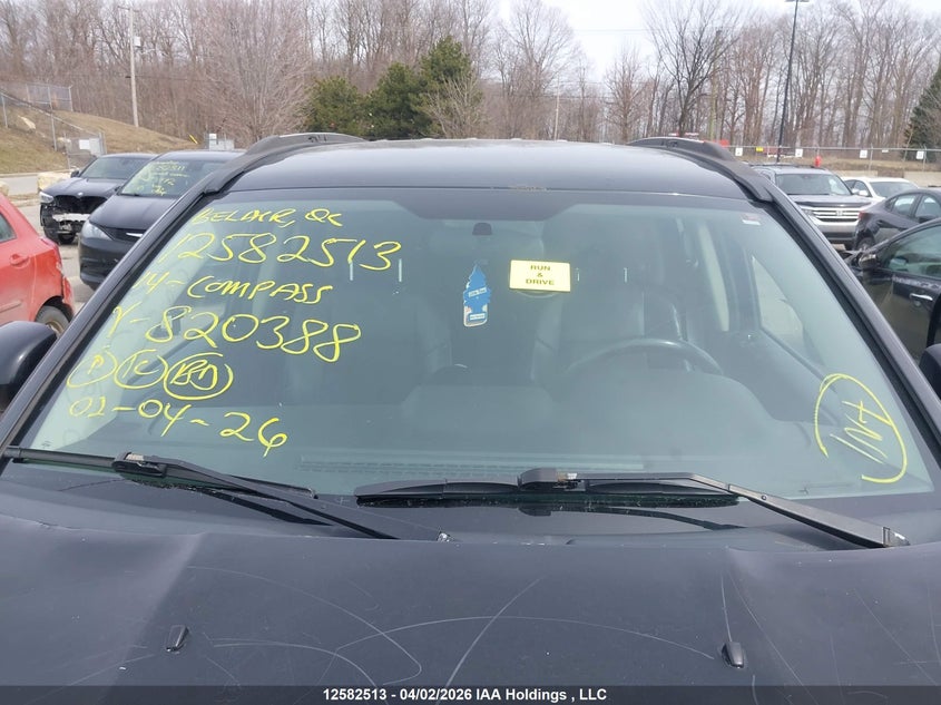 2014 Jeep Compass VIN: 1C4NJDAB5ED820388 Lot: 12582513