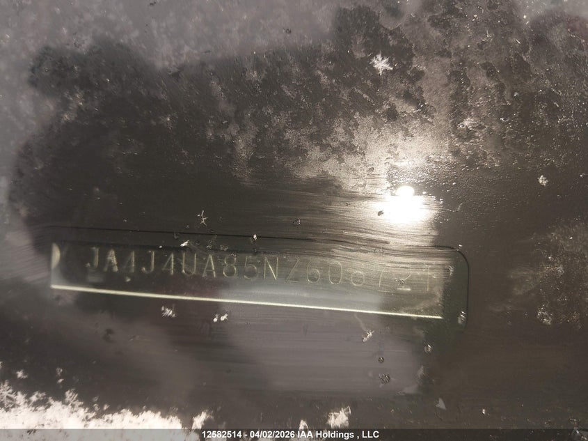 2022 Mitsubishi Outlander Se/Black Edition VIN: JA4J4UA85NZ606721 Lot: 12582514