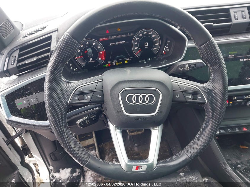 2022 Audi Q3 45 Technik VIN: WA1FECF36N1147577 Lot: 12582536