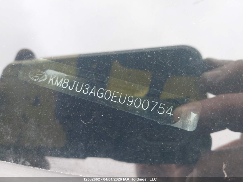 2014 Hyundai Tucson Gls VIN: KM8JU3AG0EU900754 Lot: 12582662