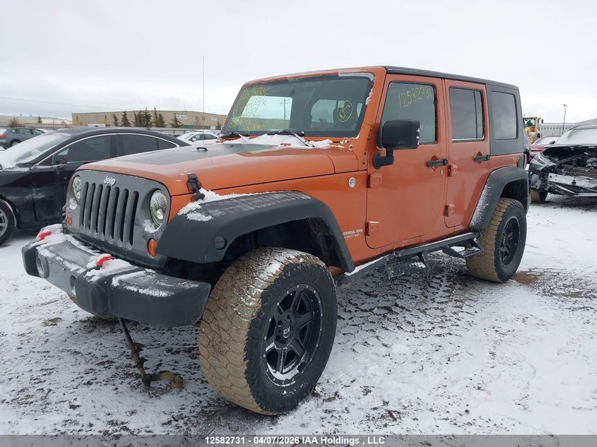 2010 Jeep Wrangler, Удар спереду, IAAI, VIN 1J4BA3H10AL189201 — фото 2