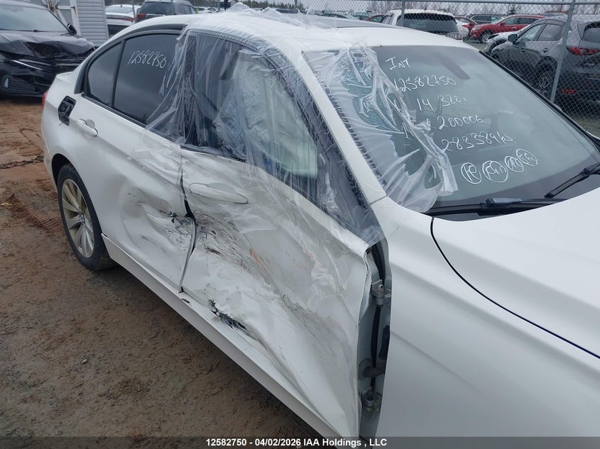 2014 BMW 320I xDrive VIN: WBA3C3C55EK200006 Lot: 12582750