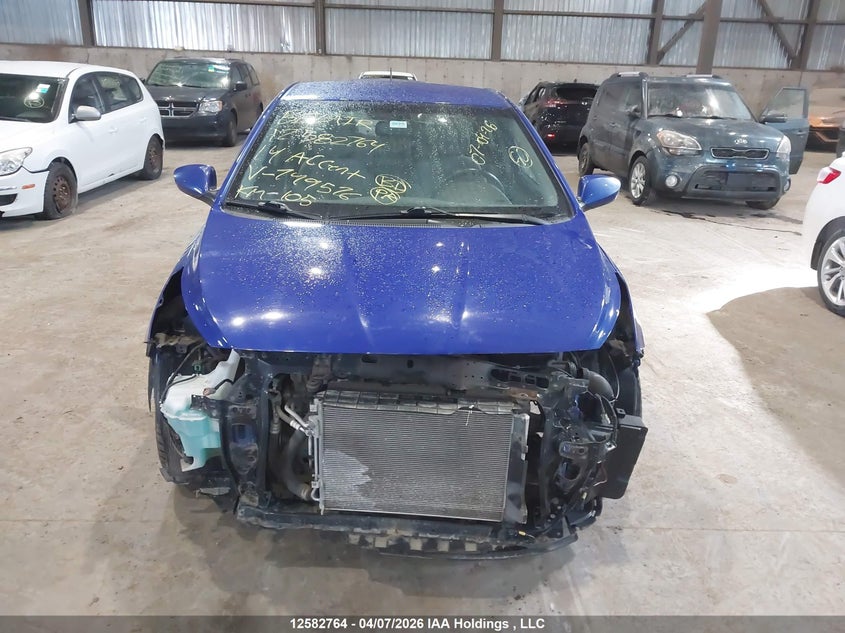 2014 Hyundai Accent VIN: KMHCT4AE2EU749576 Lot: 12582764