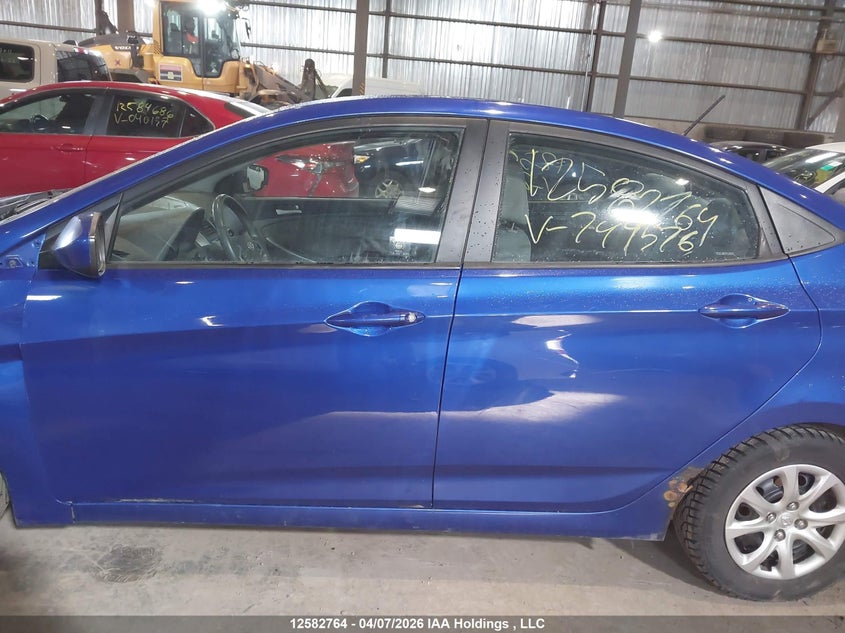 2014 Hyundai Accent VIN: KMHCT4AE2EU749576 Lot: 12582764