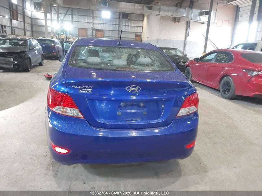 2014 Hyundai Accent VIN: KMHCT4AE2EU749576 Lot: 12582764