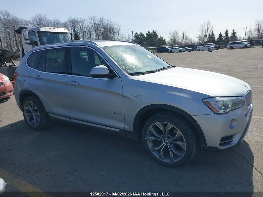 2016 BMW X3 xDrive28I VIN: 5UXWX9C5XG0D74869 Lot: 12582917
