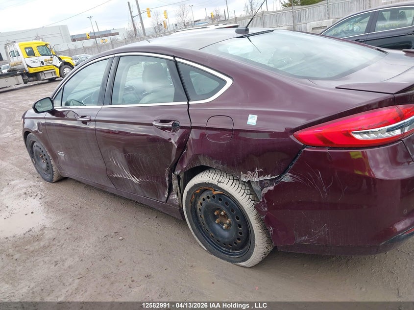 2017 Ford Fusion Titanium Phev VIN: 3FA6P0SU2HR127775 Lot: 12582991