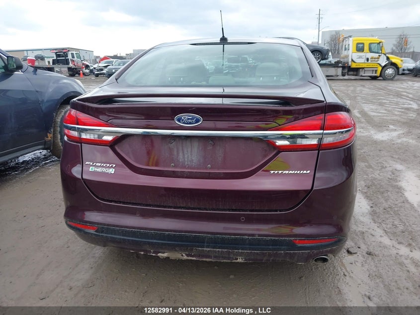 2017 Ford Fusion Titanium Phev VIN: 3FA6P0SU2HR127775 Lot: 12582991