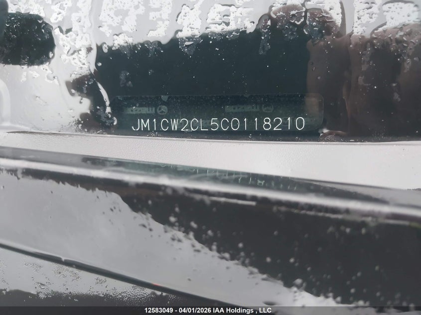 2012 Mazda 5 VIN: JM1CW2CL5C0118210 Lot: 12583049