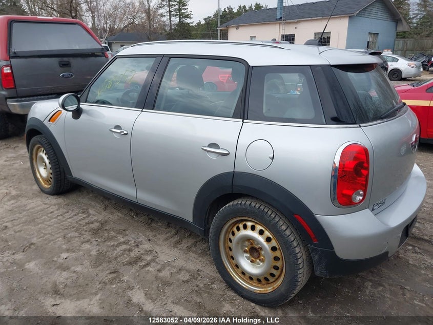 2012 Mini Cooper Countryman VIN: WMWZB3C57CWM29807 Lot: 12583052