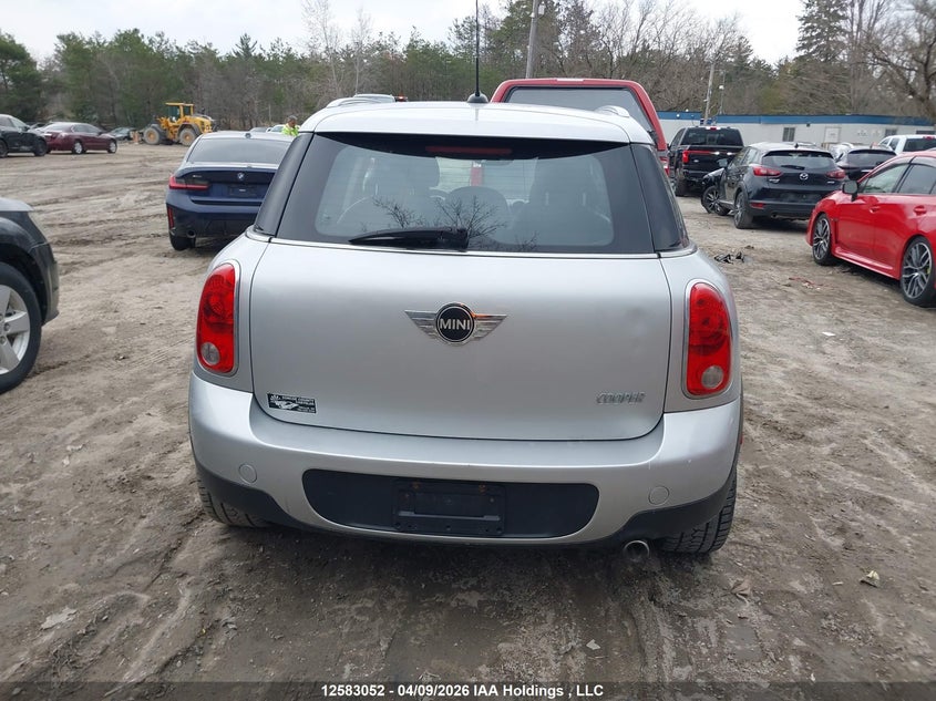 2012 Mini Cooper Countryman VIN: WMWZB3C57CWM29807 Lot: 12583052