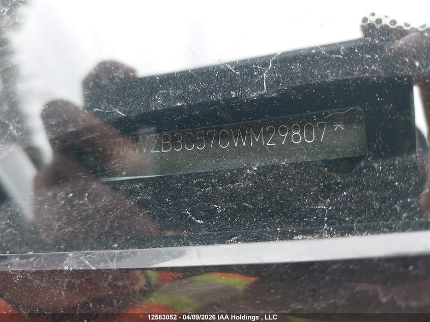 2012 Mini Cooper Countryman VIN: WMWZB3C57CWM29807 Lot: 12583052