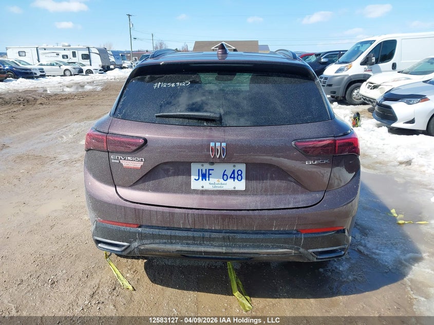 2025 Buick Envision 2.0 Sport Touring Awd purple Lot 111012583127 Vin LRBFZLE49SD027088