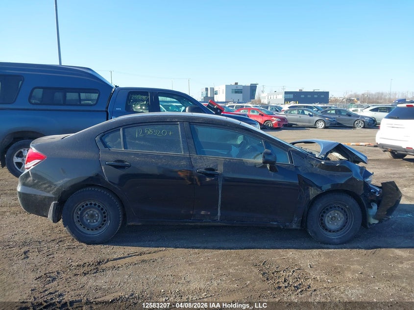 2013 Honda Civic Lx VIN: 2HGFB2F53DH046492 Lot: 12583207