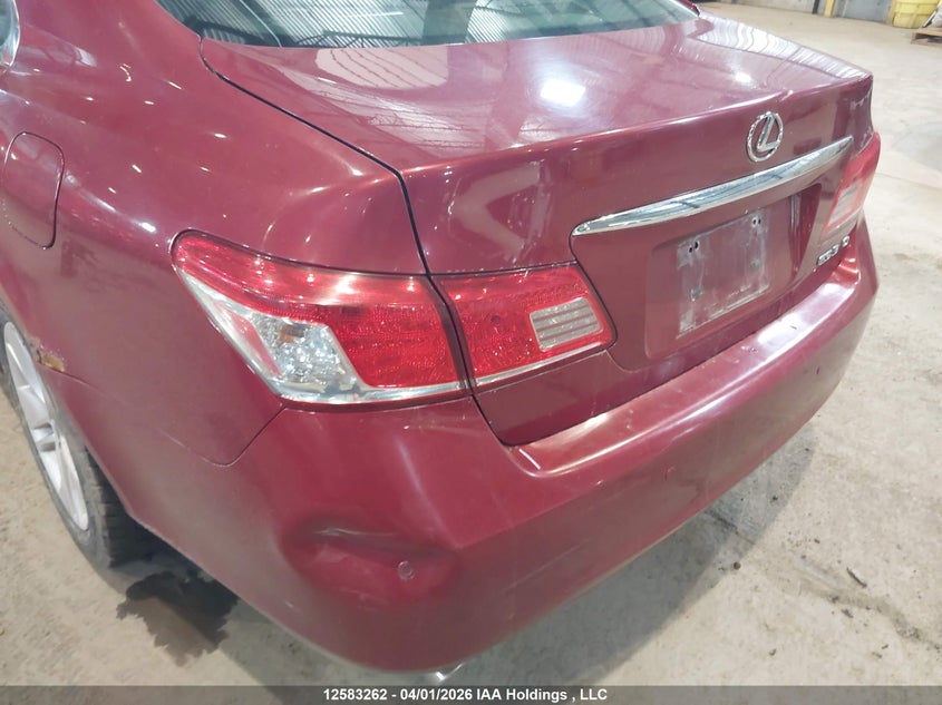 2012 Lexus Es350 VIN: JTHBK1EG9C2492324 Lot: 12583262