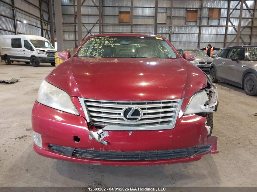 2012 Lexus Es350 VIN: JTHBK1EG9C2492324 Lot: 12583262
