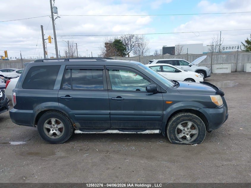2006 Honda Pilot Ex VIN: 2HKYF18576H002704 Lot: 12583276