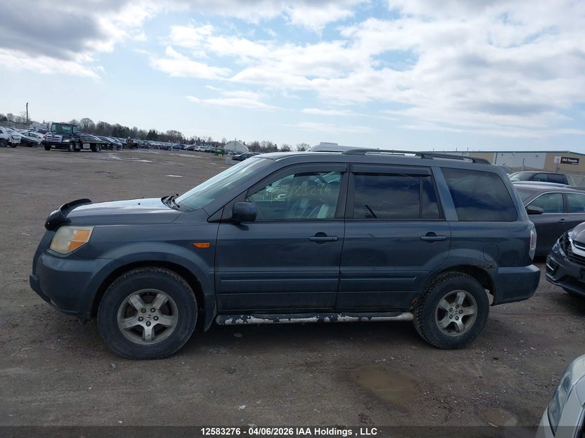 2006 Honda Pilot Ex VIN: 2HKYF18576H002704 Lot: 12583276