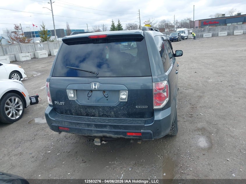 2006 Honda Pilot Ex VIN: 2HKYF18576H002704 Lot: 12583276