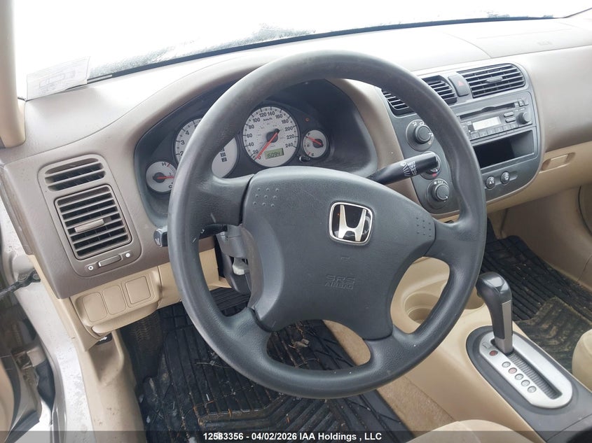 2003 Honda Civic Dx VIN: 2HGES16483H933078 Lot: 12583356