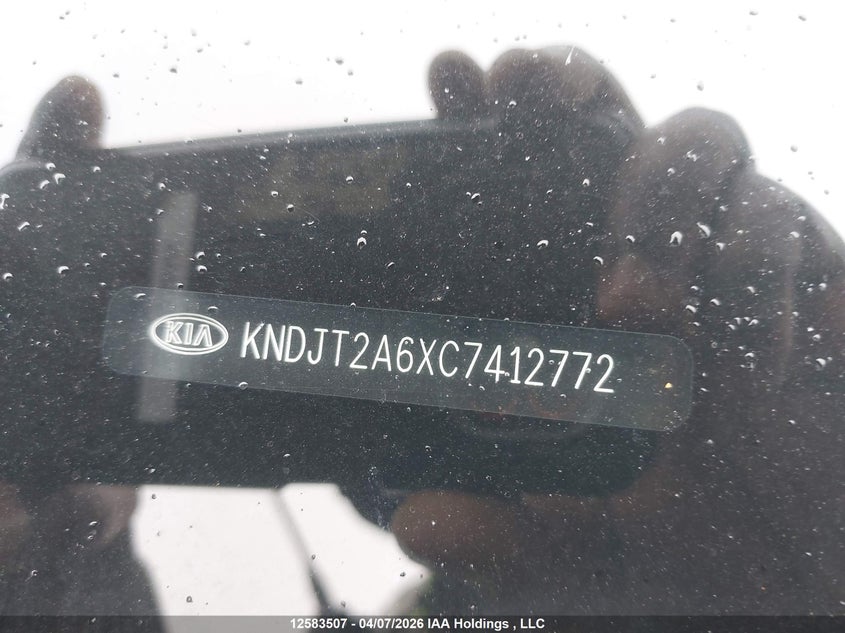 2012 Kia Soul +/!/Sport VIN: KNDJT2A6XC7412772 Lot: 12583507