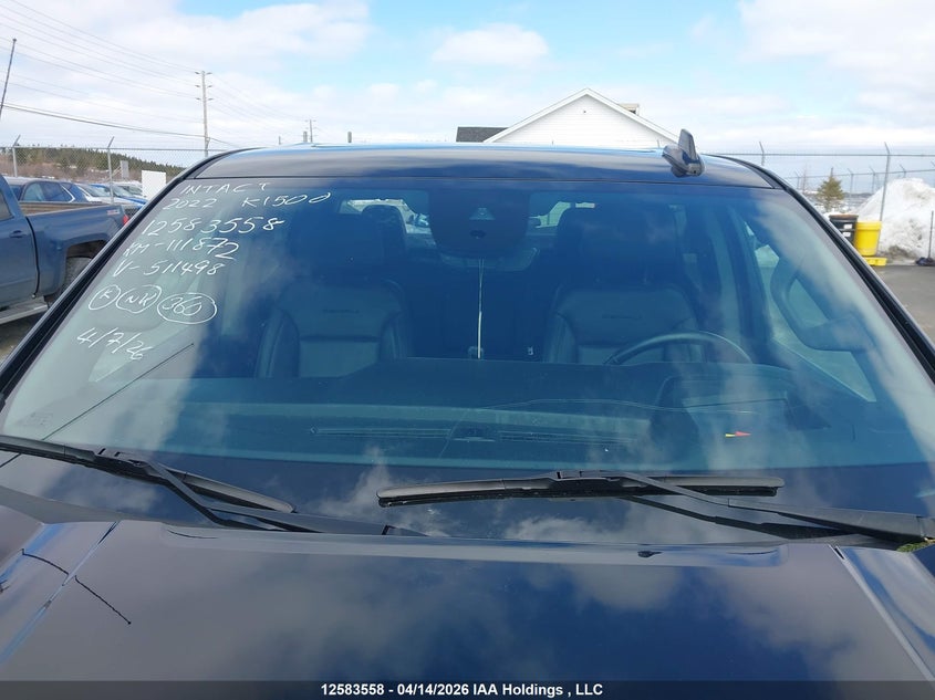 2022 GMC Sierra K1500 Denali VIN: 3GTUUGEL9NG511498 Lot: 12583558