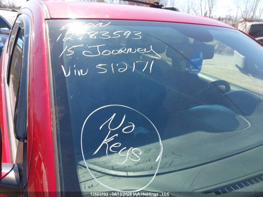 2015 Dodge Journey R/T Rallye VIN: 3C4PDDEG5FT512171 Lot: 12583593