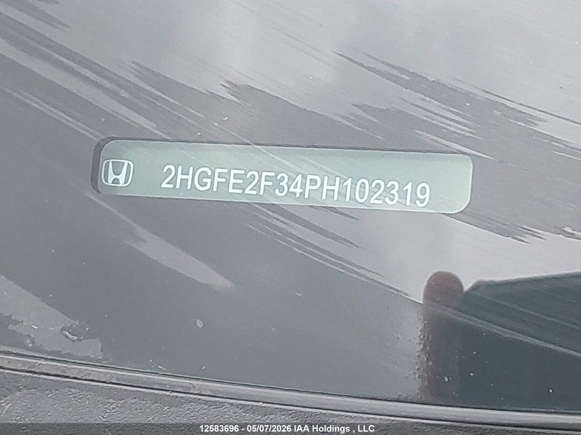 2023 HONDA CIVIC SEDAN 2.0L I4 FI DOHC 16V NF4