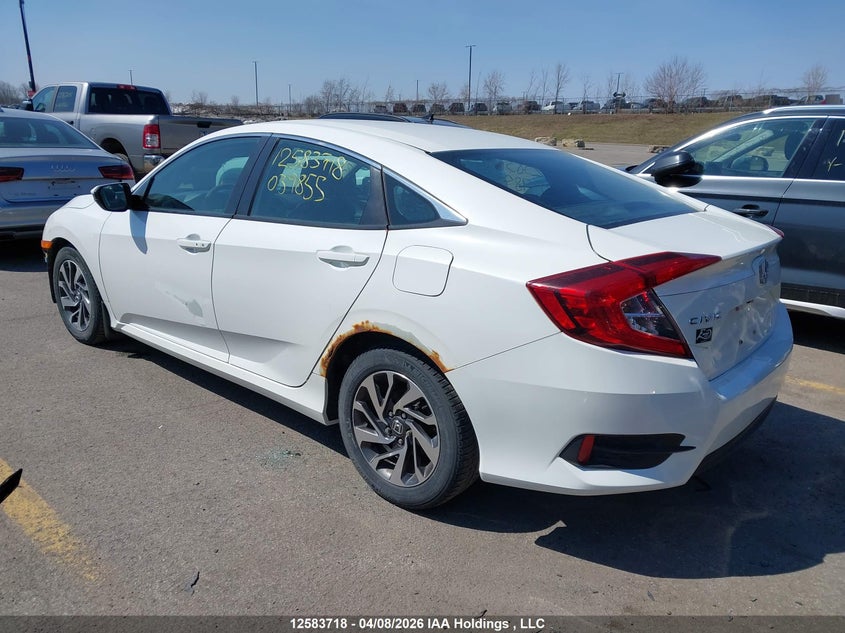 Vin: 2hgfc2f77gh039855, lot: 2979445, honda civic 20163