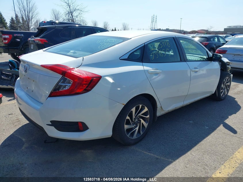 Vin: 2hgfc2f77gh039855, lot: 2979445, honda civic 20164