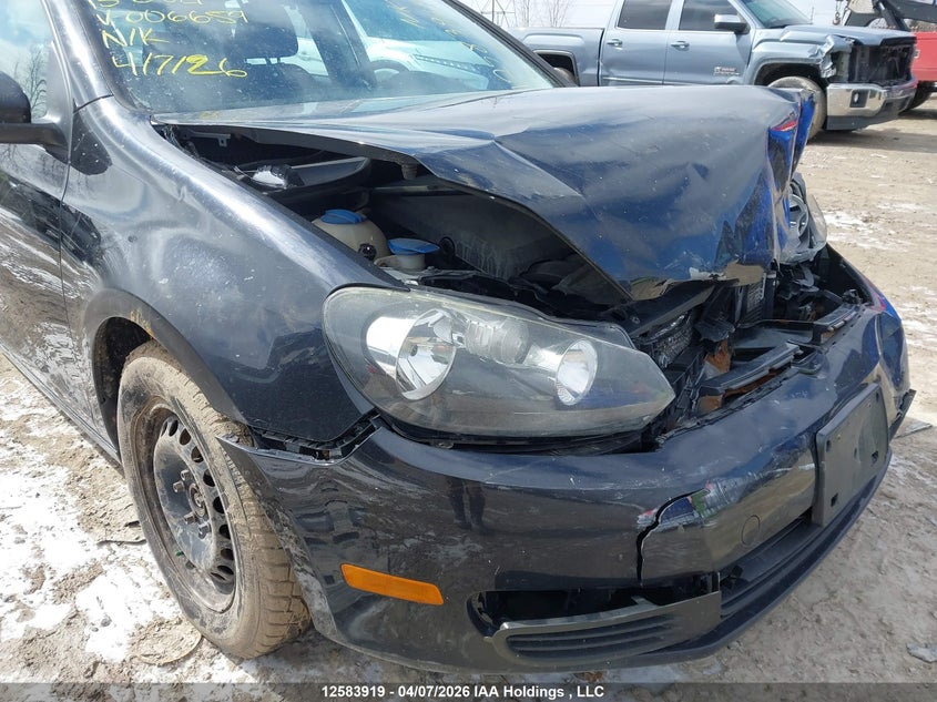 2013 Volkswagen Golf VIN: WVWDA7AJ6DW006659 Lot: 12583919