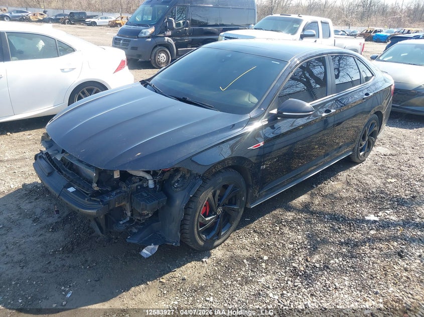 2024 Volkswagen Jetta, Front, IAAI, VIN 3VW2T7BU3RM000445 — photo 2