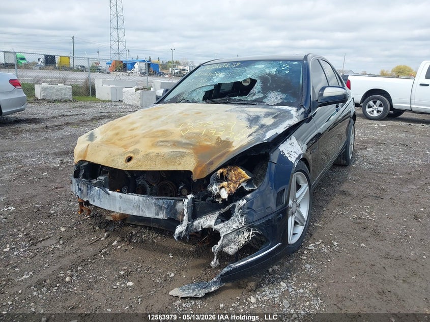 2008 Mercedes-Benz C 300 4Matic, Engine Fire, IAAI, VIN WDDGF81X28F193368 — photo 2