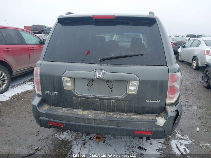 2007 Honda Pilot Ex VIN: 2HKYF18417H001637 Lot: 12584001