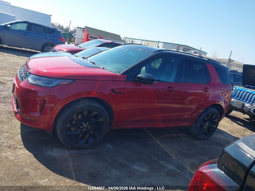 2022 Land Rover Discovery Sport Se R-Dynamic VIN: SALCL2FX3NH910599 Lot: 12584007