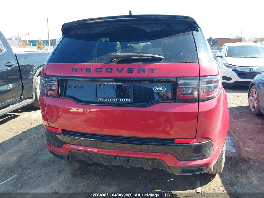 2022 Land Rover Discovery Sport Se R-Dynamic VIN: SALCL2FX3NH910599 Lot: 12584007