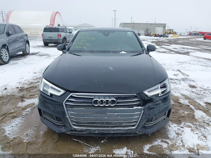 2017 Audi A4 2.0T Technik VIN: WAUFNAF41HN058738 Lot: 12584096