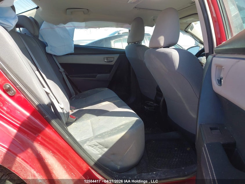 2015 TOYOTA COROLLA SEDAN 1.8L I4 FI DOHC 16V NF4