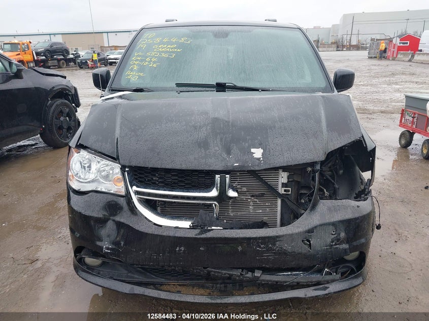 2019 Dodge Grand Caravan Cvp/Sxt VIN: 2C4RDGBG7KR582363 Lot: 12584483