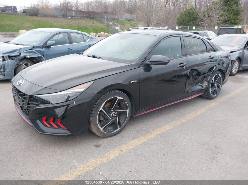 2023 Hyundai Elantra, Left Side, IAAI, VIN KMHLR4AF0PU632895 — photo 2